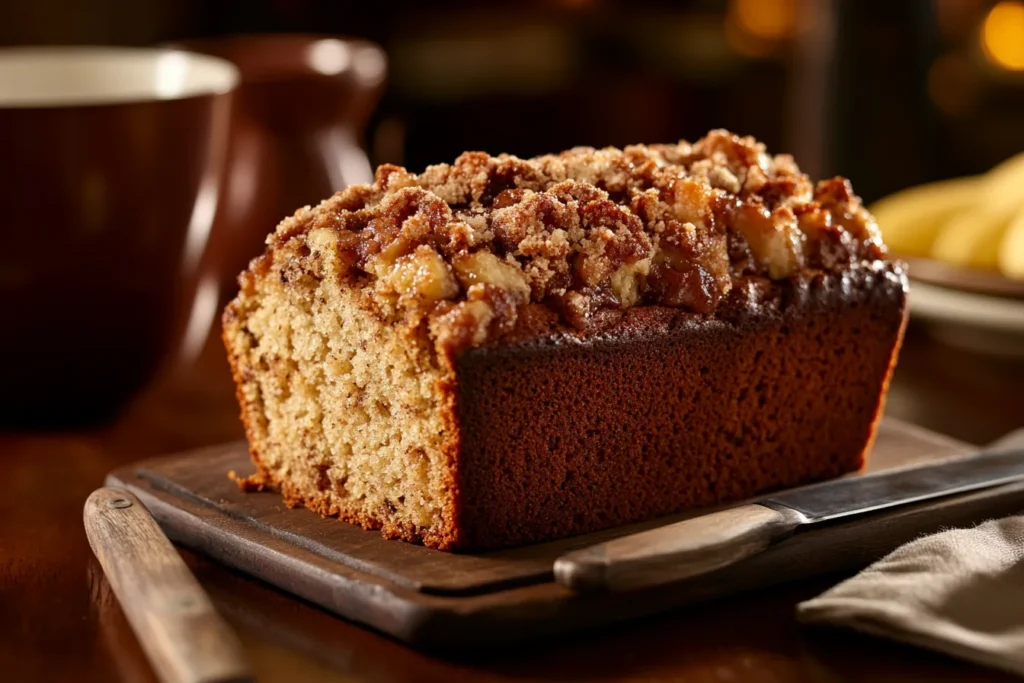 Starbucks banana bread recipe with walnuts and chocolate.