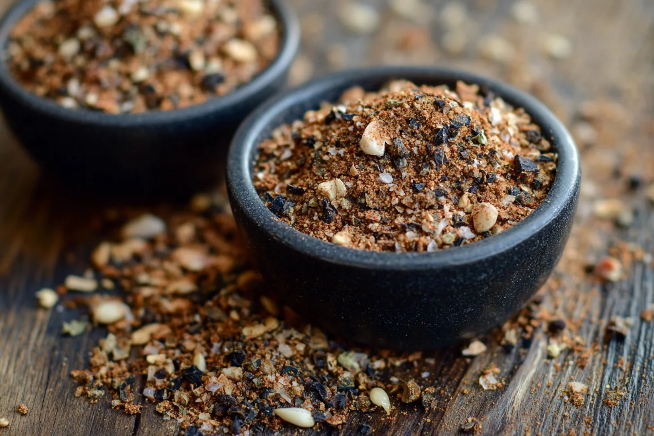 Philly cheesesteak seasoning mix in a bowl.