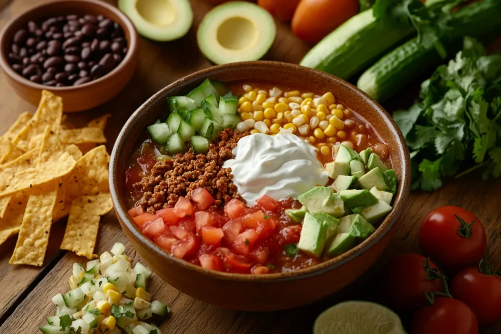 Simple Taco Soup Frios Recipe