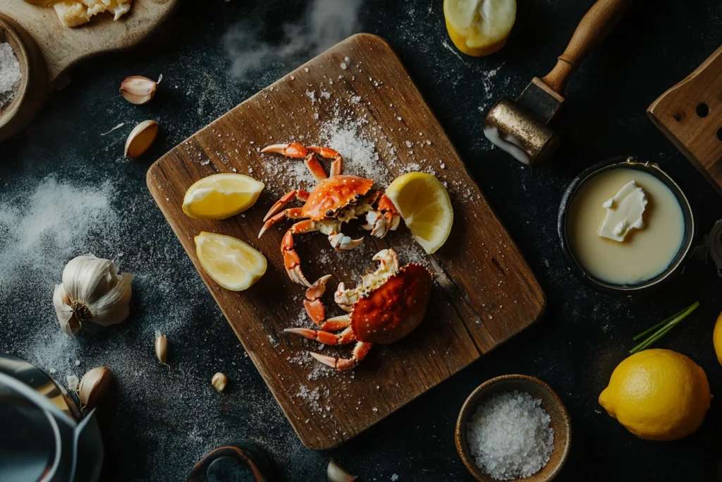 Preparing Crabs