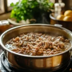 Raw chitterlings ready for cleaning and cooking.