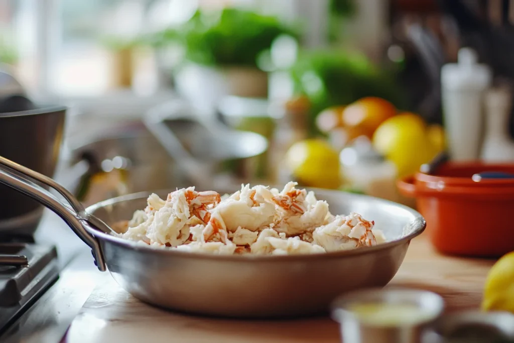 Lump Crab Meat in Cooking